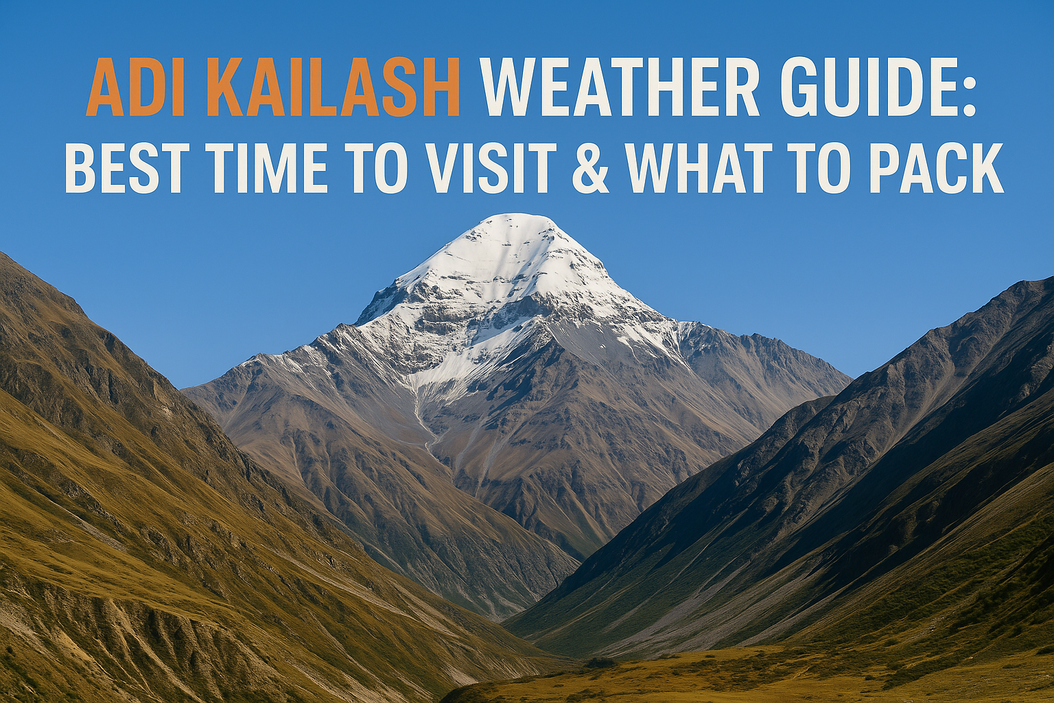 Adi Kailash Weather Guide: Best Time to Visit & What to Pack